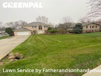 Lawn Mowingin Palatine,60067,Grass Cut by Fatherandsonhandyman, work completed in Dec , 2025
