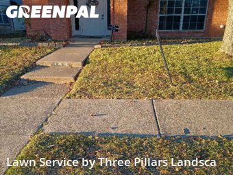 Lawn Services in Cedar Hill, 75104, Backyard Mowing by Three Pillars Landsca, work completed in Nov , 2025