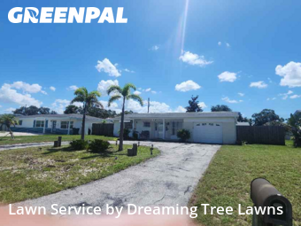 Yard Cutting in Seminole, 33772, Lawn Mowing by Dreaming Tree Lawns, work completed in Oct , 2025