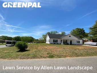 Lawn mowed in Dallas, 28034