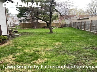 Lawn Mowingin Des Plaines,60016,Lawn Cutting by Fatherandsonhandyman, work completed in Jun , 2026
