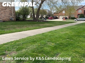 Yard Mowingin Orland Park,60467,Yard Cutting by K&S Landscaping, work completed in Jun , 2026