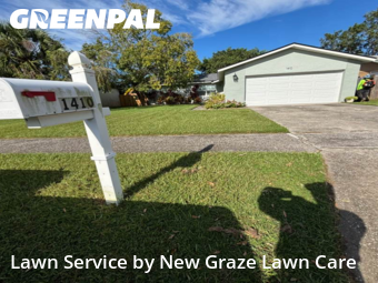 Yard Mowingin Dunedin,34698,Lawn Mowing Service by New Graze Lawn Care , work completed in Dec , 2025