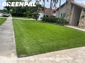 Grass Cutin Plantation,33322,Lawn Maintenance by Caidens Lawncare , work completed in Jun , 2026
