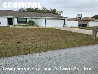 Front Yard Mowing in Ocala, 34473, Yard Cutting by David's Lawn And Koi, work completed in Dec , 2025