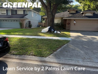 Yard Mowingin Winter Springs,32708,Grass Cut by 2 Palms Lawn Care, work completed in Dec , 2025