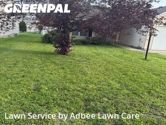 Lawn mowed in Champaign, 61822