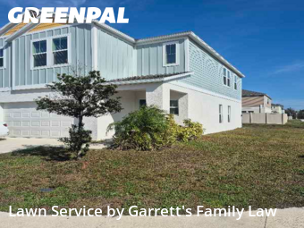 Grass Cutin Wesley Chapel,33545,Lawn Maintenance by Garrett's Family Law, work completed in Jan , 2026