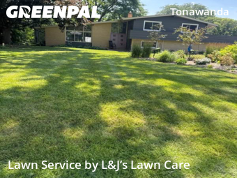 Front Yard Mowing in Elm Grove, 53122, Lawn Upkeep by L&J’s Lawn Care , work completed in Dec , 2025
