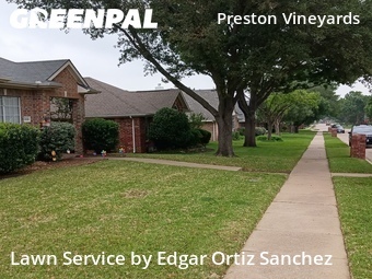 Lawn Cutin Frisco,75035,Lawn Mowing Service by Edgar Ortiz Sanchez, work completed in Jun , 2026