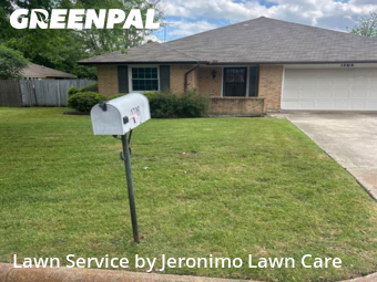 Yard Cuttingin Benbrook,76126,Grass Cutting by Jeronimo Lawn Care , work completed in Dec , 2025
