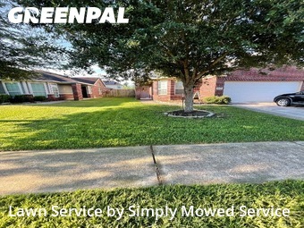 Yard Mowingin Baytown,77521,Lawn Cut by Simply Mowed Service, work completed in Mar , 2026