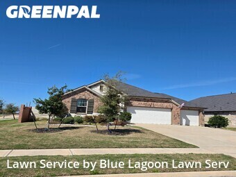 Lawn Mowingin Rosenberg,77471,Lawn Care by Blue Lagoon Lawn Serv, work completed in Jun , 2026