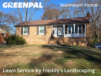 Lawn Carein Charlotte,28210,Lawn Maintenance by Freddy's Landscaping, work completed in Dec , 2025