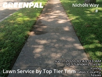 Lawn Cuttingin Irving,75062,Lawn Maintenance by Top Tier Trim, work completed in Jun , 2026