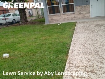 Lawn mowed in Greenville, 75401