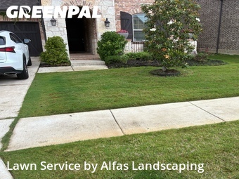 Lawn Mowingin Lewisville,75028,Lawn Service by Alfas Landscaping, work completed in Jun , 2026