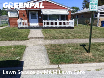 Yard Mowing in Blue Island, 60406, Lawn Maintenance by M&M Lawn Care, work completed in Dec , 2025