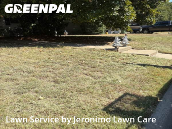 Lawn Maintenancein North Richland Hills,76180,Grass Cutting by Jeronimo Lawn Care , work completed in Dec , 2025