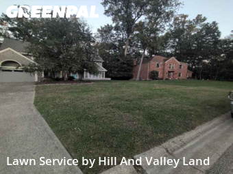 Yard Maintenance in Loveland, 45140, Front Yard Mowing by Hill And Valley Land, work completed in Nov , 2025