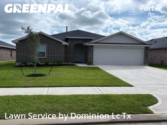 Lawn Maintenancein Porter,77365,Lawn Mowing Service by Dominion Lc Tx, work completed in Nov , 2025