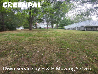 Lawn Carein Chesterfield,63017,Lawn Service by H & H Mowing Service, work completed in Feb , 2026
