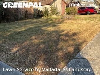 Grass Cutin Spring,77373,Lawn Mow by Valladares Landscap, work completed in Feb , 2026