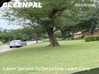Lawn Mowingin Benbrook,76126,Lawn Maintenance by Jeronimo Lawn Care , work completed in Jun , 2026