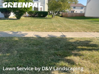 Lawn Servicein Joliet,60435,Grass Cutting by D&V Landscaping , work completed in Nov , 2025