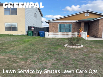 Affordable Landscaping Maintenance Services In San Antonio,78244,Landscaping by Grutas Lawn Care Ogs, work completed in Dec , 2025