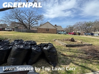 Grass Cutin Grapevine,76051,Yard Mowing by Top Lawn Carr, work completed in Mar , 2026