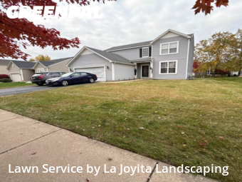 Lawn Care Servicein Joliet,60435,Lawn Mowing Service by La Joyita Landscaping, work completed in Nov , 2025