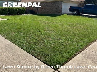 Lawn Mowin Burleson,76028,Yard Mowing by Green Thumb Lawn Care, work completed in Jul , 2026