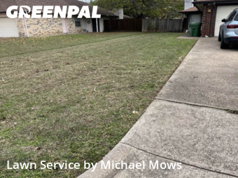 Yard Mowingin North Richland Hills,76182,Lawn Care Service by Michael Mows, work completed in Dec , 2025