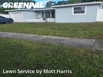 Front Yard Mowing in Margate, 33063, Yard Management by Mott Harris, work completed in Dec , 2025