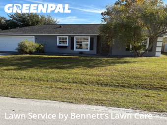 Yard Services in Palm Coast, 32137, Mowing Services by Bennett’s Lawn Care , work completed in Nov , 2025