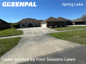 Front Yard Mowing in Walker, 70785, Property Maintenance by Four Seasons Lawn , work completed in Dec , 2025