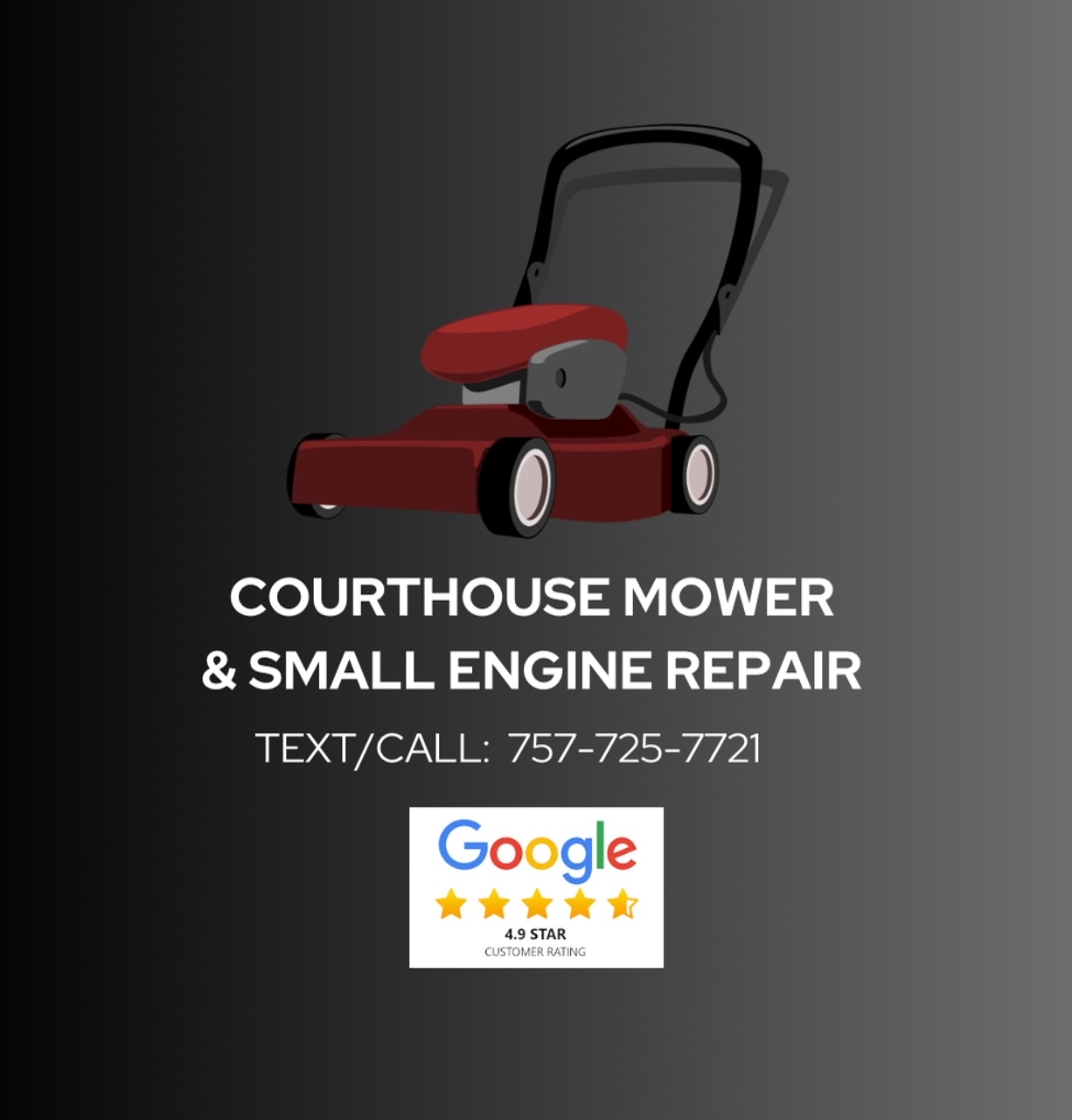 Courthouse Mower and Small Engine Repair shop photo