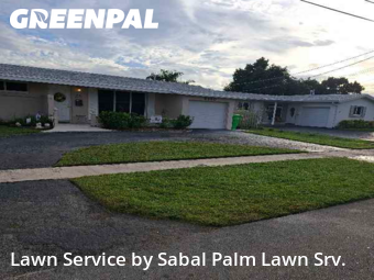 Lawn Mowin Sunrise,33322,Yard Mowing by Sabal Palm Lawn Srv., work completed in Feb , 2026