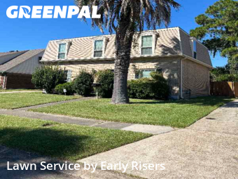 Backyard Mowing in Terrytown, 70056, Yard Maintenance by Early Risers, work completed in Nov , 2025