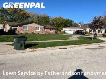 Yard Cuttingin Arlington Heights,60004,Lawn Care by Fatherandsonhandyman, work completed in Jul , 2026
