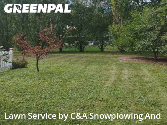 Lawn Mowing Servicein Arlington Heights,60004,Lawn Cutting by C&A Snowplowing And , work completed in Dec , 2025