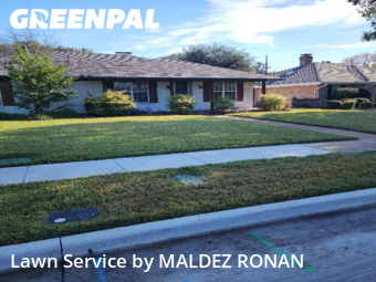 Lawn Mowin Richardson,75080,Yard Cutting by MALDEZ RONAN, work completed in Dec , 2025