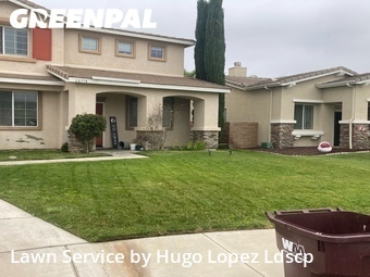 Lawn mowing work completed in Menifee, CA