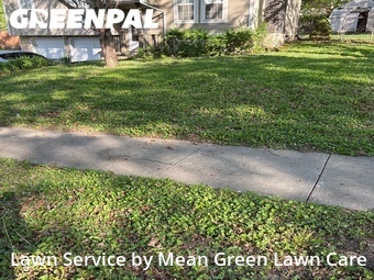 Lawn Mowingin Blue Springs,64014,Lawn Mowing by Mean Green Lawn Care, work completed in Jun , 2026