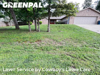 Yard Upkeep in Bella Vista, 72714, Lawn Management by Cowboy’s Lawn Care, work completed in Dec , 2025