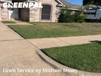 Lawn Cuttingin North Richland Hills,76182,Lawn Care Service by Michael Mows, work completed in Feb , 2026