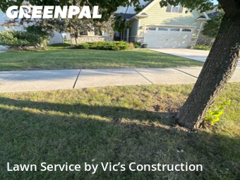 Lawn Cutting in Shorewood, 60404, Yard Grooming by Vic’s Construction , work completed in Nov , 2025