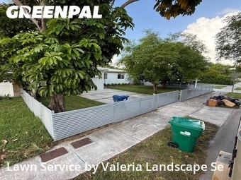 Grass Cutin Miami,33161,Lawn Mowing by Valeria Landscape Se, work completed in Jun , 2026