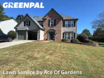 Yard Mowingin Alpharetta,30005,Grass Cut by Ace Of Gardens, work completed in Oct , 2025